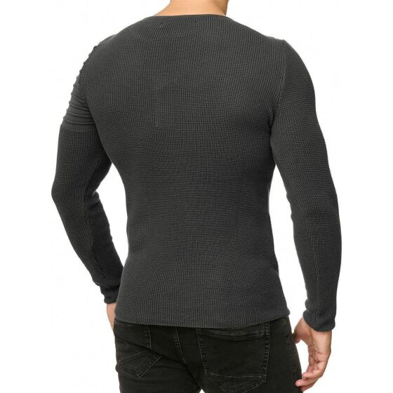 Red Bridge Mens Knit Jumper Arrow Shoulder Jumper