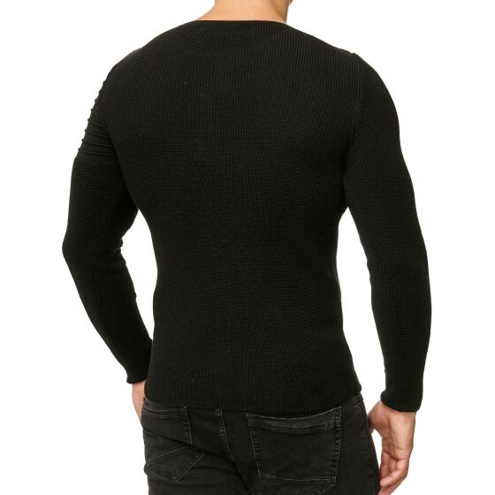 Red Bridge Mens Knit Jumper Arrow Shoulder Jumper