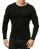 Red Bridge Mens Knit Jumper Arrow Shoulder Jumper Black M