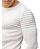Red Bridge Mens Knit Jumper Arrow Shoulder Jumper White XXL