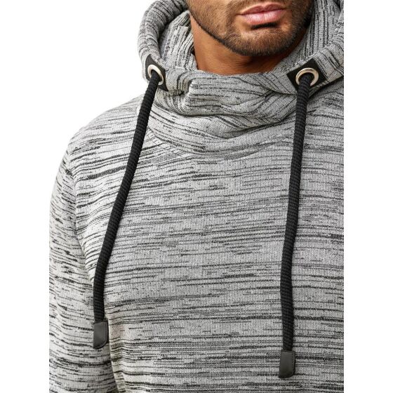 Red Bridge Mens Mottled RBC Sweatshirt Hoodie Pullover Hoodie Sweat Grey