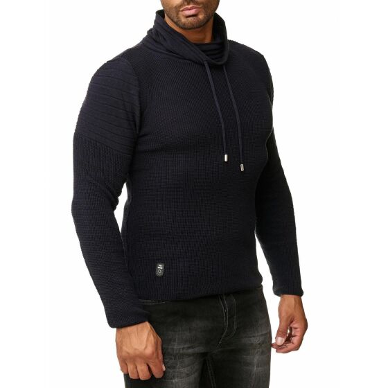 Red Bridge Herren Strickpullover Rollkragen- Pullover Shoulder Lines