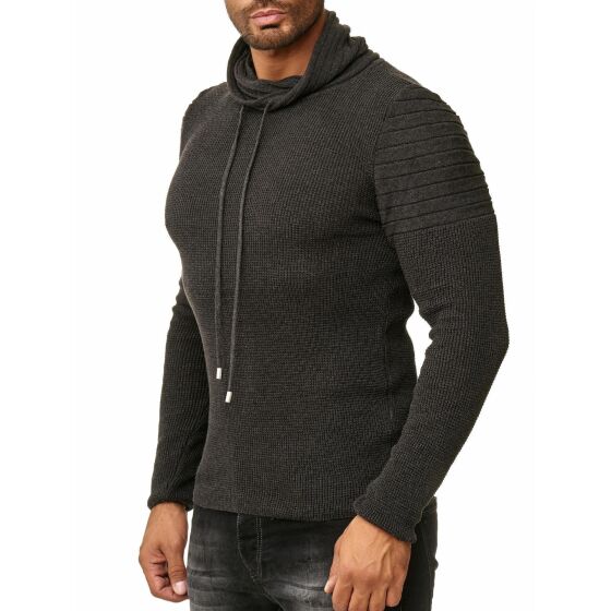 Red Bridge Herren Strickpullover Rollkragen- Pullover Shoulder Lines