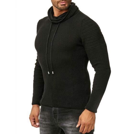 Red Bridge Herren Strickpullover Rollkragen- Pullover Shoulder Lines