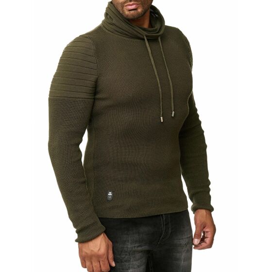 Red Bridge Herren Strickpullover Rollkragen- Pullover Shoulder Lines