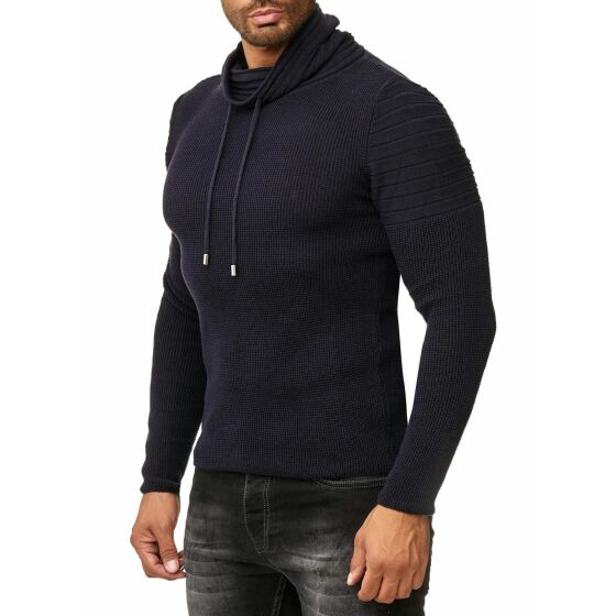 Red Bridge Herren Strickpullover Rollkragen- Pullover Shoulder Lines