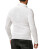 Red Bridge Mens Knitted Turtleneck Sweater Shoulder Lines White XL