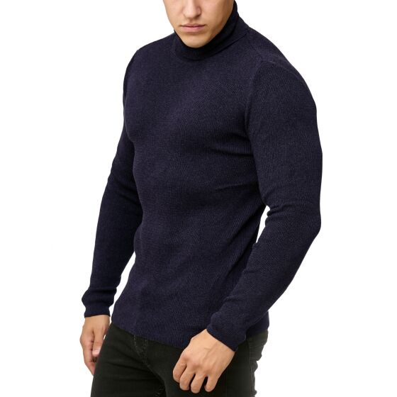 Red Bridge Herren Strickpullover Rollkragen- Pullover Soft Basic