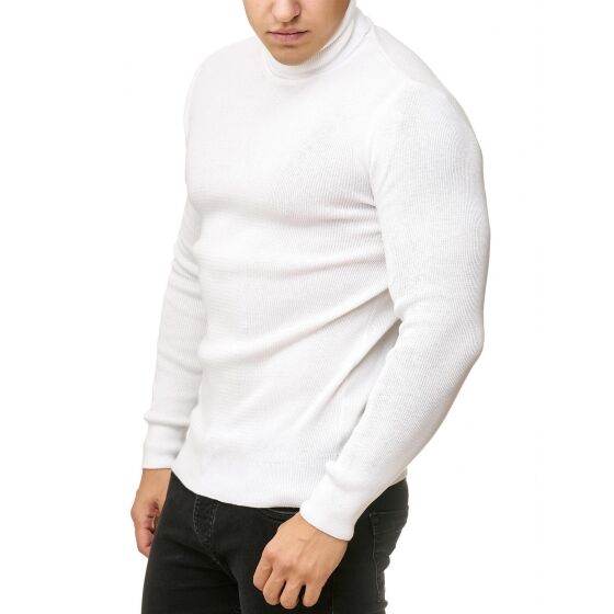 Red Bridge Herren Strickpullover Rollkragen- Pullover Soft Basic