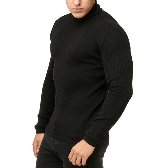 Red Bridge Herren Strickpullover Rollkragen- Pullover Soft Basic