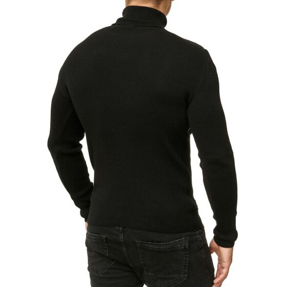 Red Bridge Herren Strickpullover Rollkragen- Pullover Soft Basic