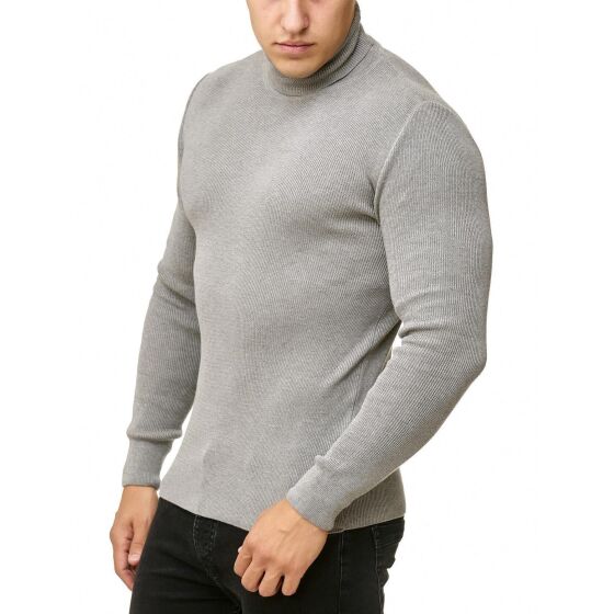 Red Bridge Herren Strickpullover Rollkragen- Pullover Soft Basic