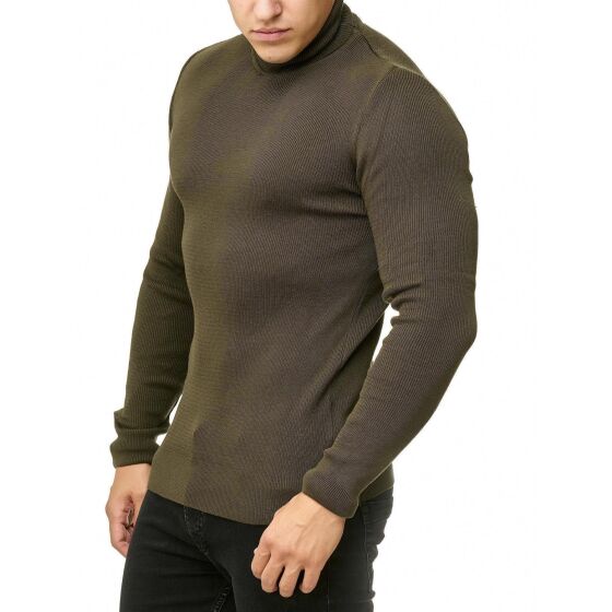 Red Bridge Herren Strickpullover Rollkragen- Pullover Soft Basic