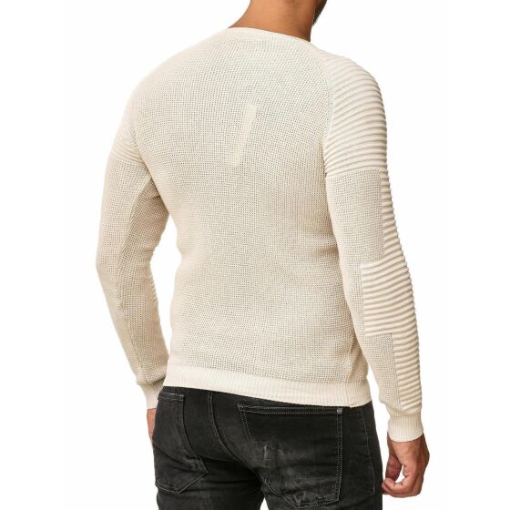 Red Bridge Herren Strickpullover Ribbed Arms Pullover