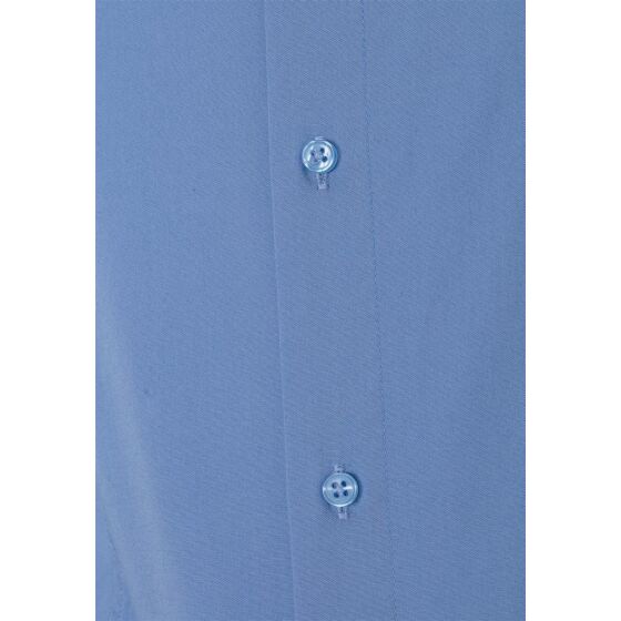 Red Bridge Herren Basic Design Slim Fit Langarm Hemd Blau S