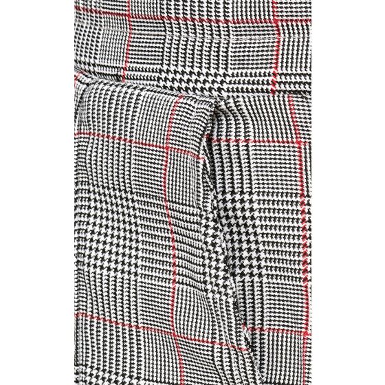 Red Bridge Mens Scacchi Jogg Pants Checked leisure trousers with elastic waistband