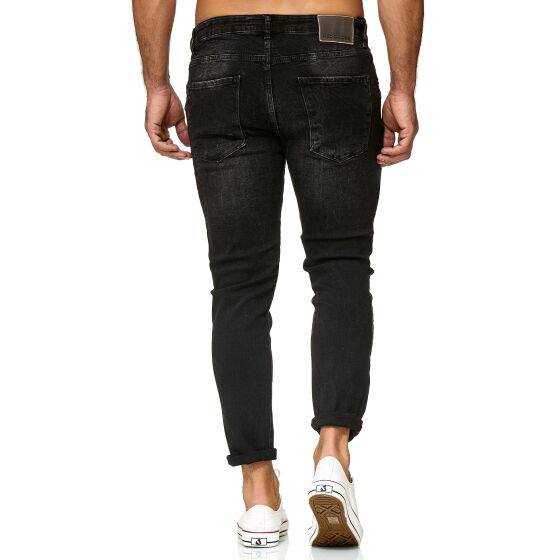 Red Bridge Herren Jeans Hose Regular-Fit Ripped TRBC Titan