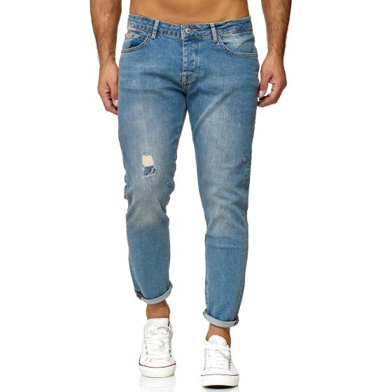 Red Bridge Herren Jeans Hose Regular-Fit Ripped TRBC Titan