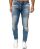 Red Bridge Herren Jeans Hose Slim-Fit Ripped Redemption