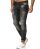 Red Bridge Herren Jeans Hose Slim-Fit Ripped Redemption Schwarz W36 L34