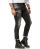 Red Bridge Mens Jeans Trousers Slim-Fit Ripped Redemption Black W36 L34
