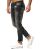 Red Bridge Herren Jeans Hose Slim-Fit Ripped Redemption Schwarz W38 L34