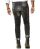 Red Bridge Mens Jeans Trousers Slim-Fit Ripped Redemption Black W38 L34
