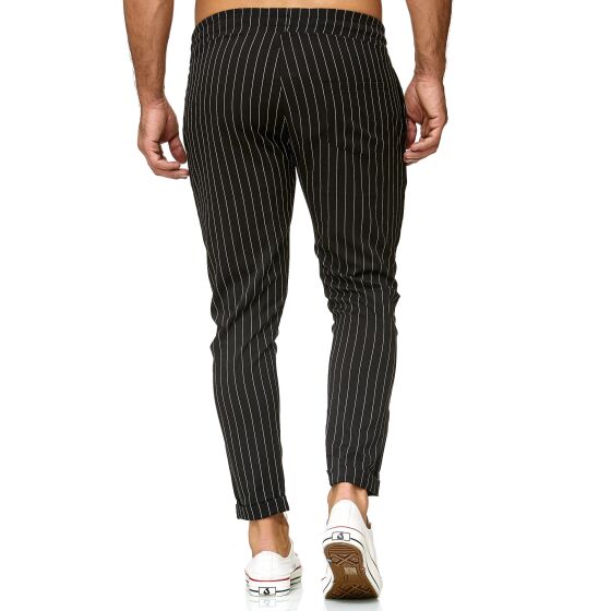 Red Bridge Mens Pants Striscia Jogg Pants Striped leisure pants with elastic waistband