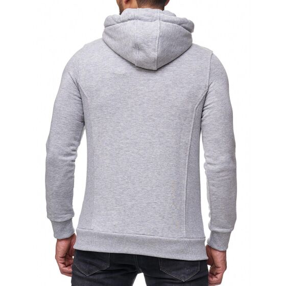 Red Bridge Herren Sweatshirt Sweatjacke Basic Sweat Kapuzenpullover Reißverschluss