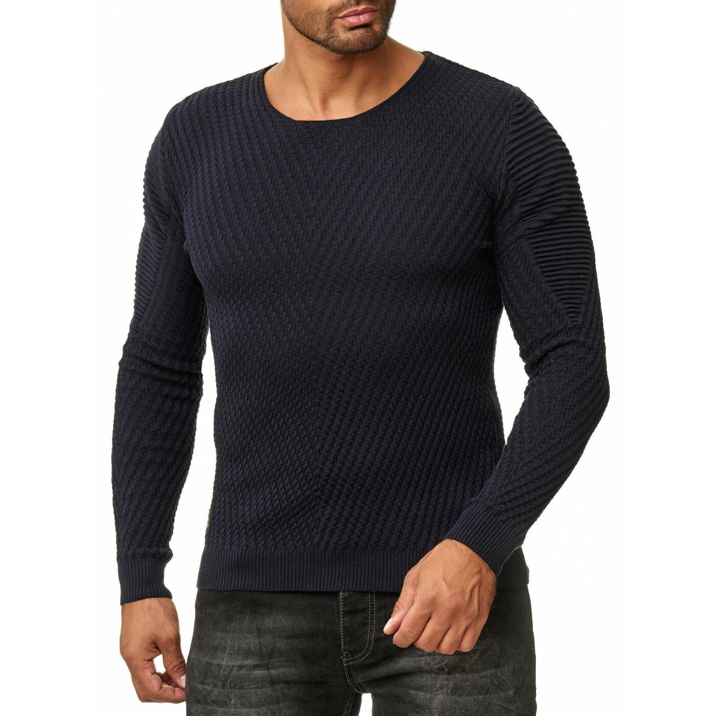 Red Bridge Herren Strickpullover V-Line 