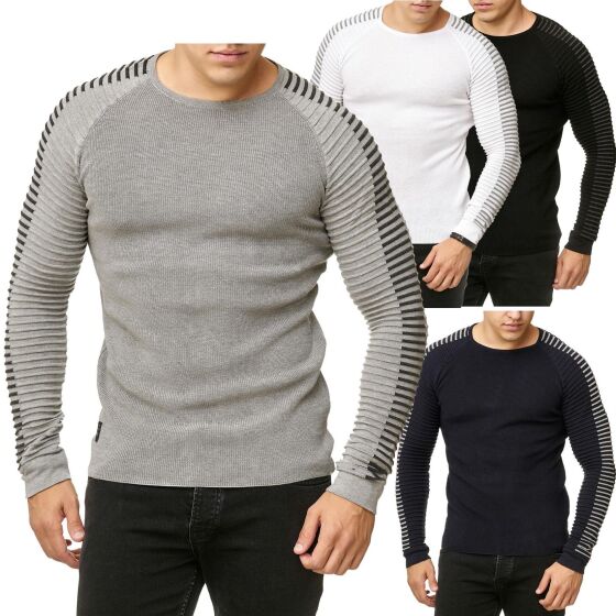 Red Bridge Mens Knitted Sweater Astronaut Pullover Ribbed...