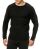 Red Bridge Mens Knit Sweater Astronaut Pullover Ribbed Body Fit Black S