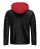 Kunstleder Bikerjacke mit Sweat-Kapuze Two in One