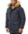 Red Bridge Herren Parka Jacke Mantel Winterjacke Big Basic Navy Blau M