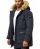 Red Bridge Herren Parka Jacke Mantel Winterjacke Big Basic Navy Blau M