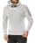 Red Bridge Mens Knitted Jumper Double Layer Collar High Stand-up Collar Gray XXL