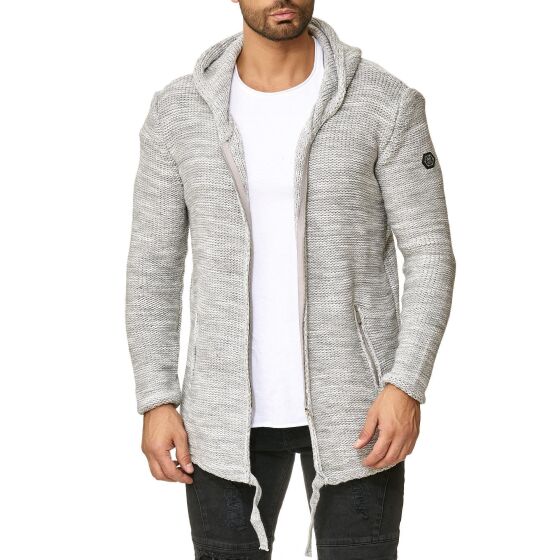 Red Bridge Mens Rough Hooded Cardigan Cardigan