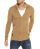 Red Bridge Mens cardigan with stand-up collar Basic Luxury