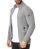 Red Bridge Herren Strickjacke Cardigan mit Stehkragen Basic Luxury