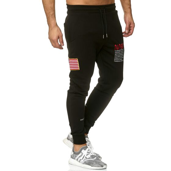 Red Bridge Mens Sweat Pants Joggers NASA Black XXL