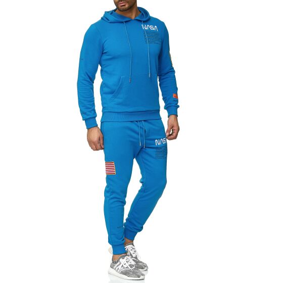 Red Bridge Herren Jogginganzug Hoodie und Jogginghose Set Jogger NASA