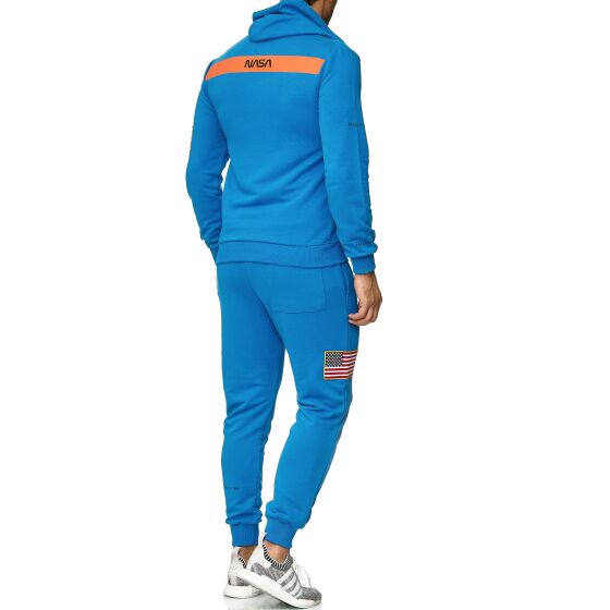 Red Bridge Mens Tracksuit Hoodie and Sweatpants Set Jogger NASA