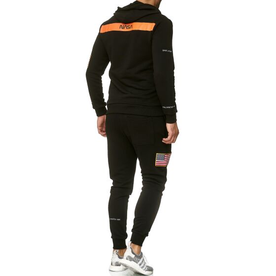 Red Bridge Mens Tracksuit Hoodie and Sweatpants Set Jogger NASA