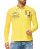 Red Bridge Mens Slim-Fit Longsleeve Polo Shirt Long Sleeve Shirt Collar Logo Print Cotton