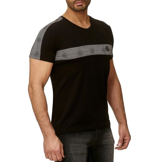 Red Bridge Mens Slim Fit Luxury Ribbon T-Shirt