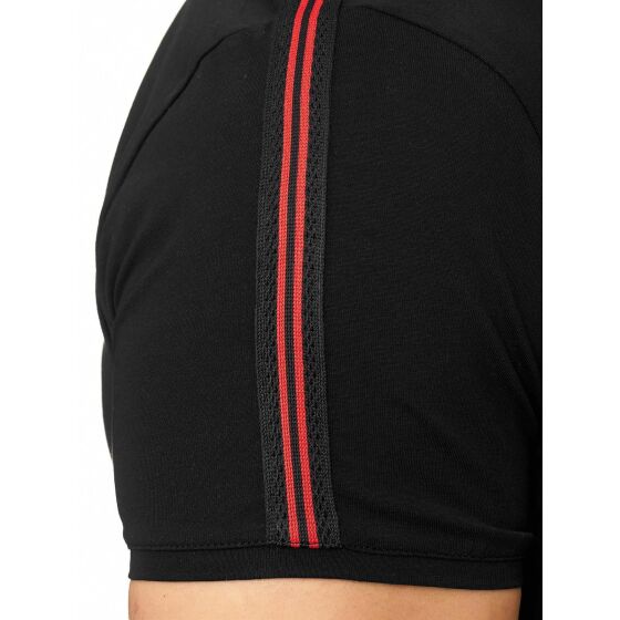 Red Bridge Herren Poloshirt T-Shirt Shoulder Line mit Reißverschluss