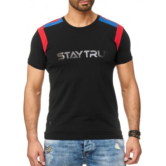 Red Bridge Herren T-Shirt Stay True Print Striped