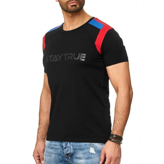 Red Bridge Herren T-Shirt Stay True Print Striped