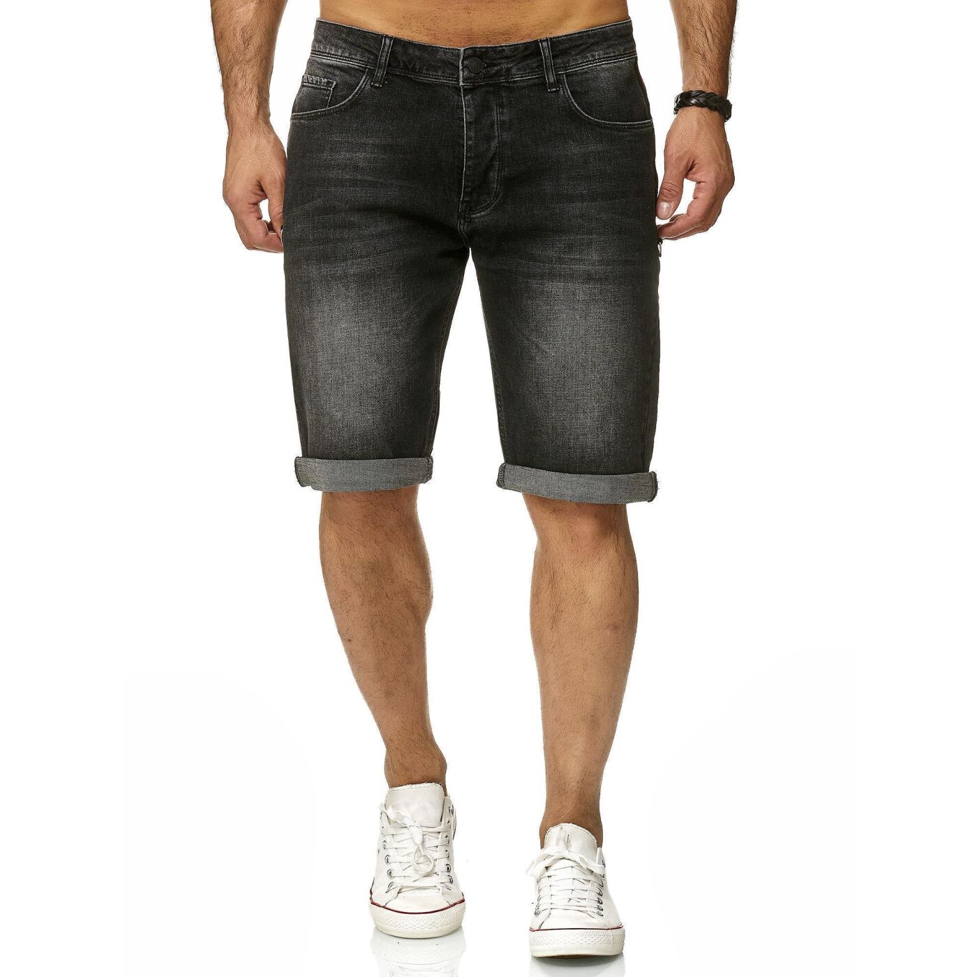 Denim Bridge Hose Stripe Capri Herren M48, Shorts Side Kurze Red 39,90 € Jeans