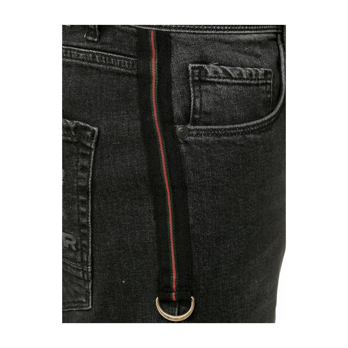 Red Shorts Hose Side Kurze Jeans Denim M48, € Capri Herren 39,90 Stripe Bridge